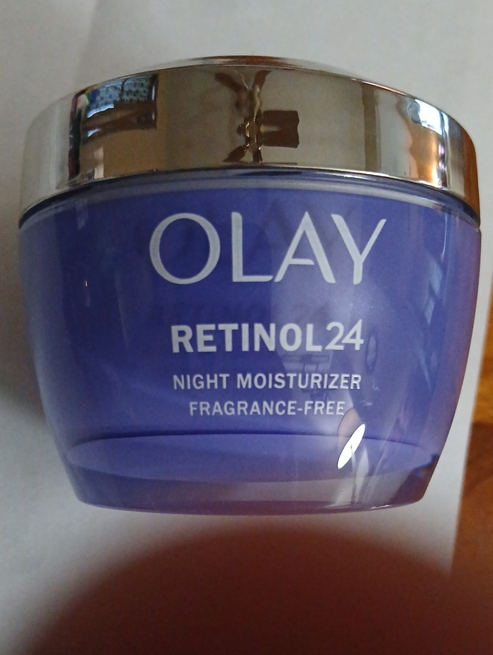 OLAY Retinol24 Night Moisturizer - Purple with Silver Lid